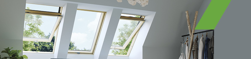 Langai su pakelta varstymo ašimi - FAKRO