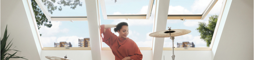 Pakeliami apverčiami stogo langai - FAKRO