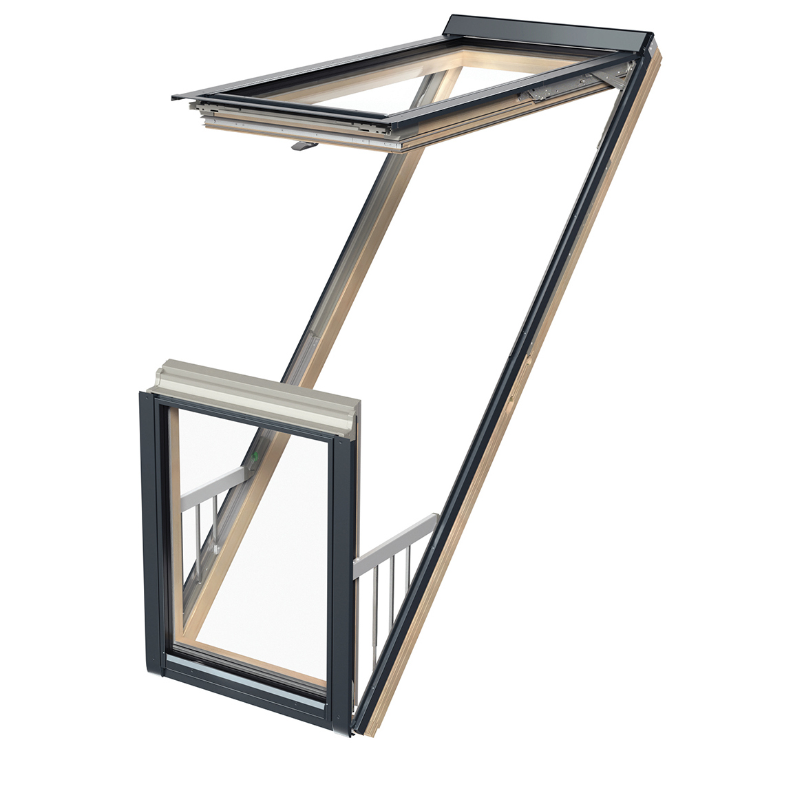 BALKONO TIPO STOGO LANGAS